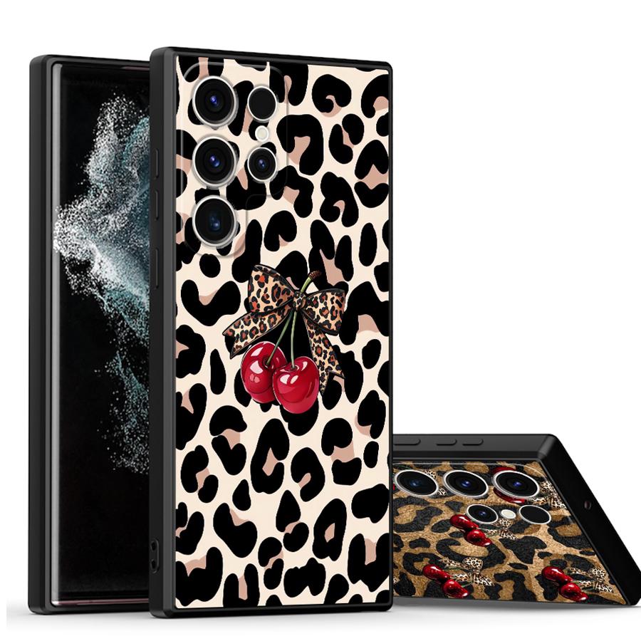 Leopard Cherry Funda Phone Cov - Phone Cases Galaxy S23 のレビューと価格