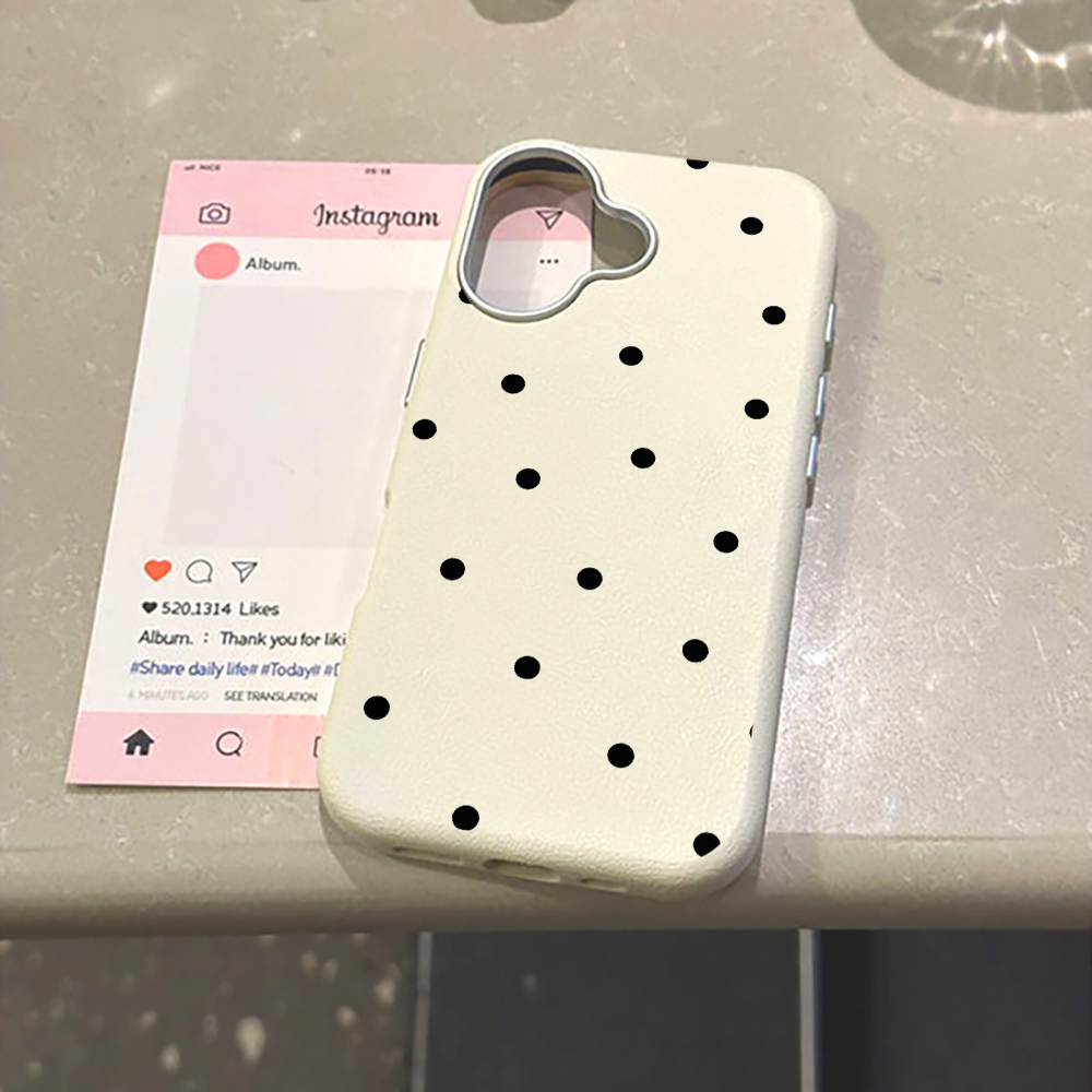 Minimalist Black Polka Dot  Ph - Phone Cases Polka Dot のレビューと価格