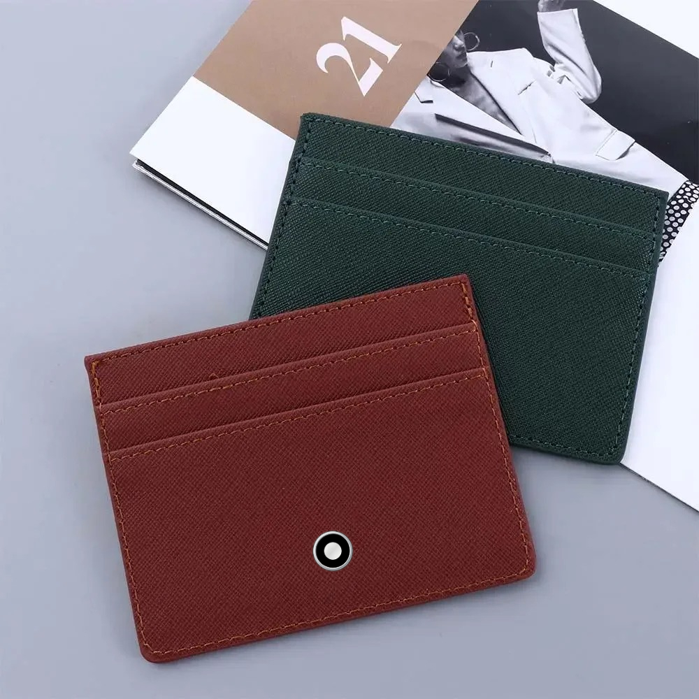 Minimalist Women Men Leather S - Card Holder Slim Case のレビューと価格