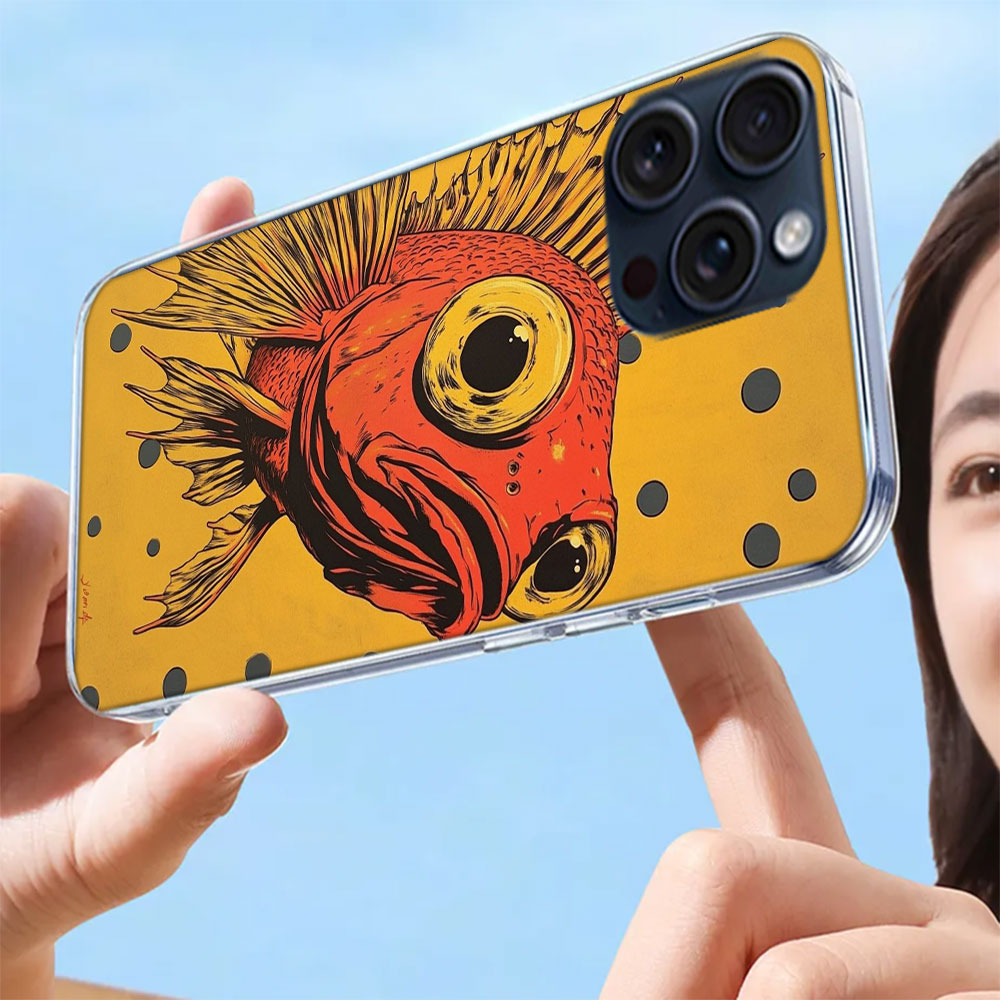Pop Art Drawing Ideas Fish Cle - Phone Cases Drawing Ideas のレビューと価格