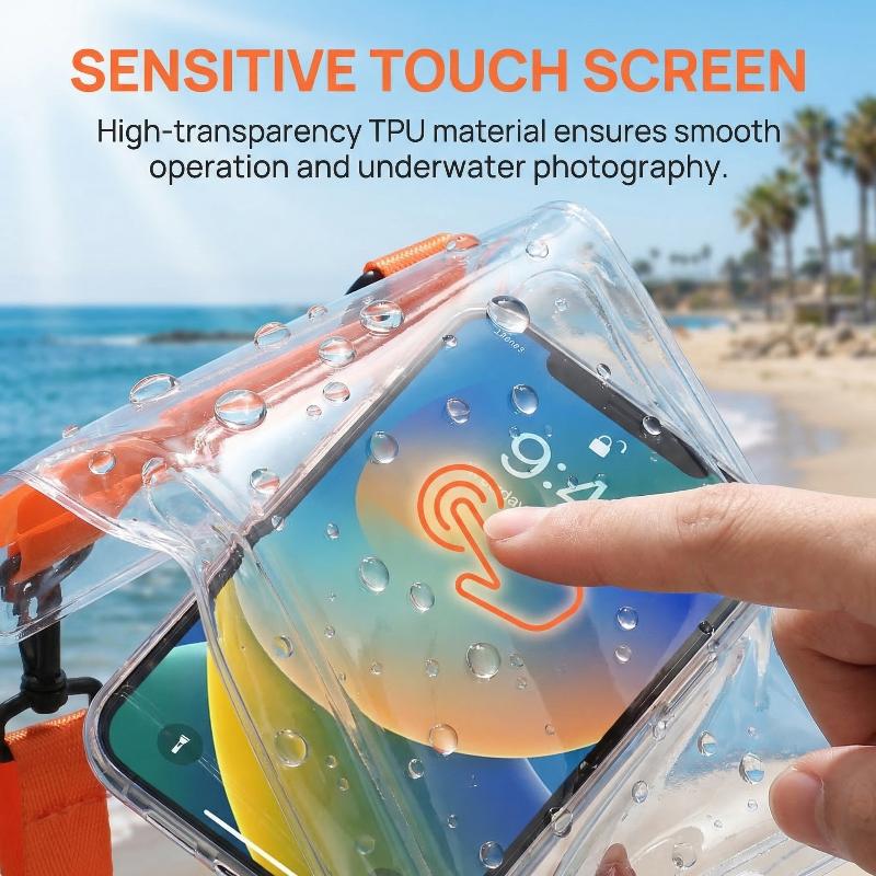 Large Capacity Waterproof Phon - Phone Cases Beach のレビューと価格