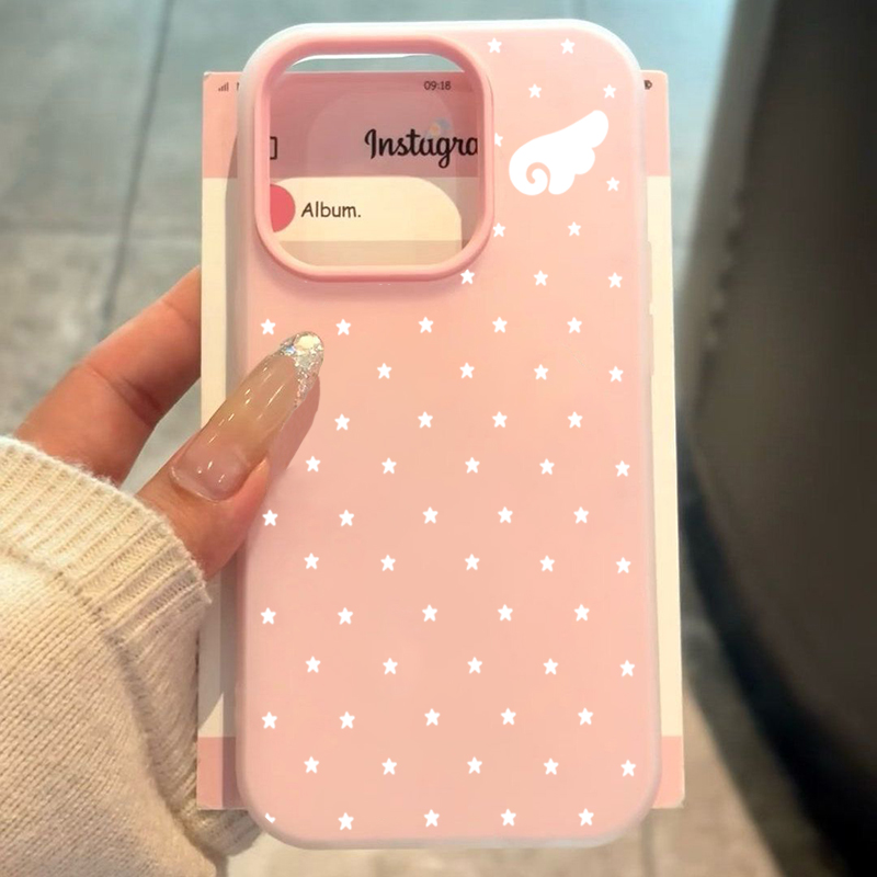 Korean Cute Aesthetics Star An - Phone Cases Korean のレビューと価格