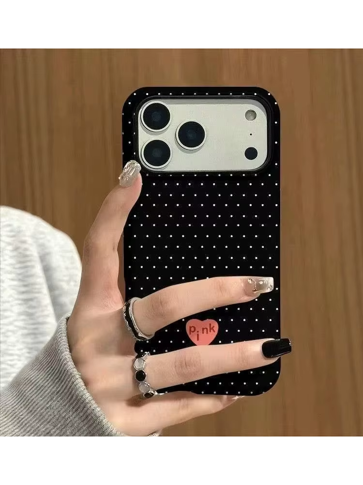Fresh Simple Black Polka Dot H - Phone Cases Polka Dot のレビューと価格