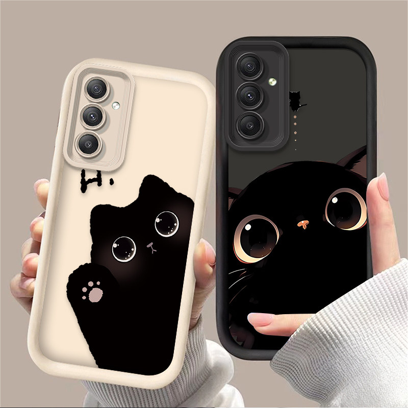 Lovely Big Eyed Cat Phone Case - Phone Cases Cat のレビューと価格