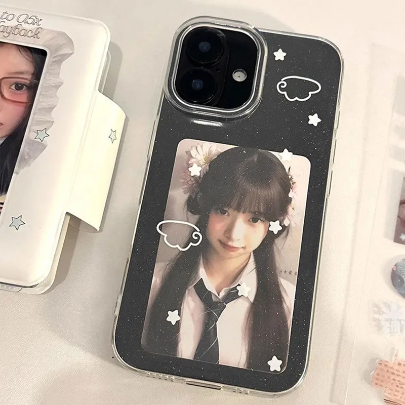 Korean INS Cute White Star Win - Phone Cases Korean のレビューと価格