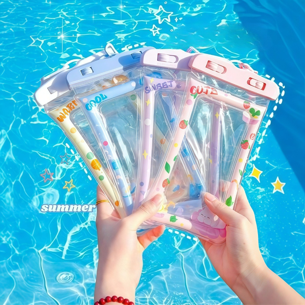 1pc Waterproof Cartoon Phone C - Phone Cases Beach のレビューと価格