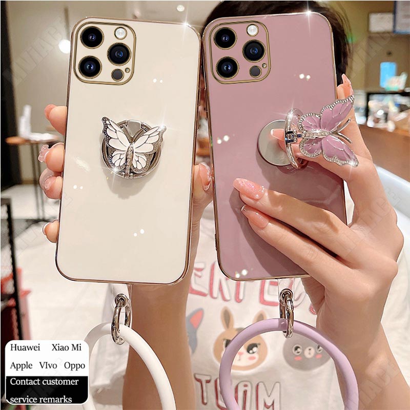Butterfly Ring Holder Strap Ca - Phone Cases Arc のレビューと価格