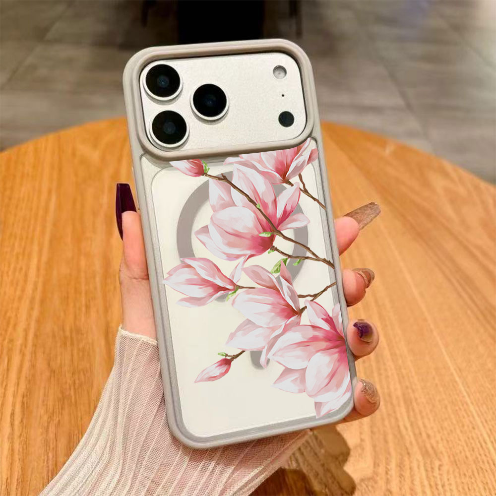 Fashion Flower Magnetic Phone  - Phone Cases Magsafe のレビューと価格