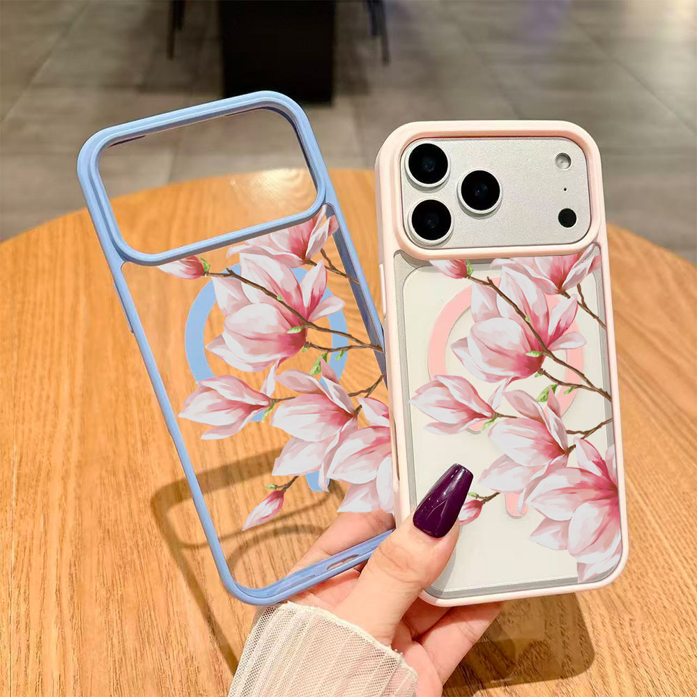 Fashion Flower Magnetic Phone  - Phone Cases Magsafe のレビューと価格
