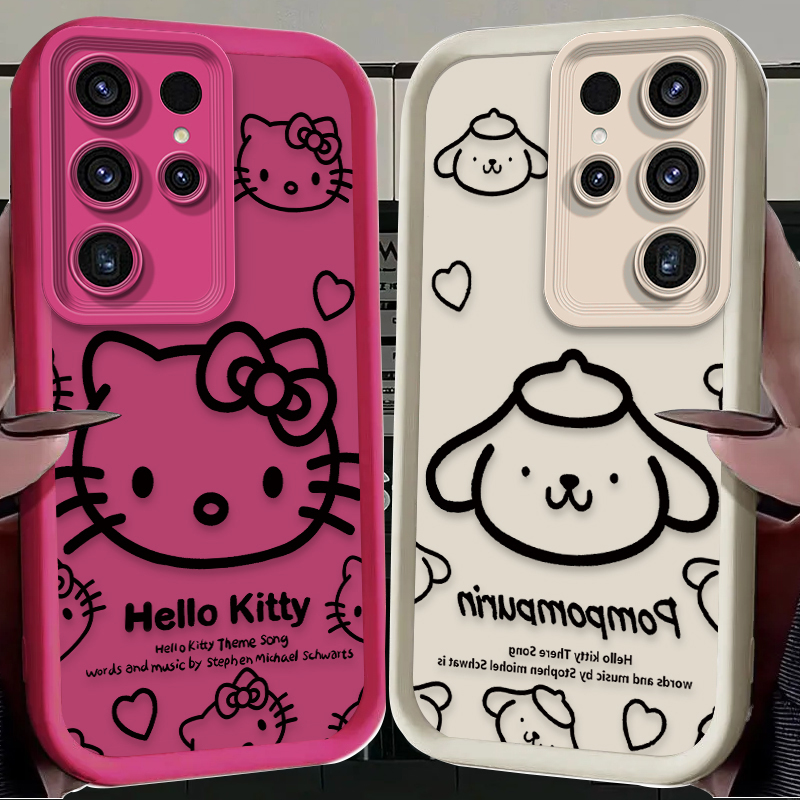 Sanrio Hello Kitty Pompom Puri - Phone Cases Galaxy S23 のレビューと価格