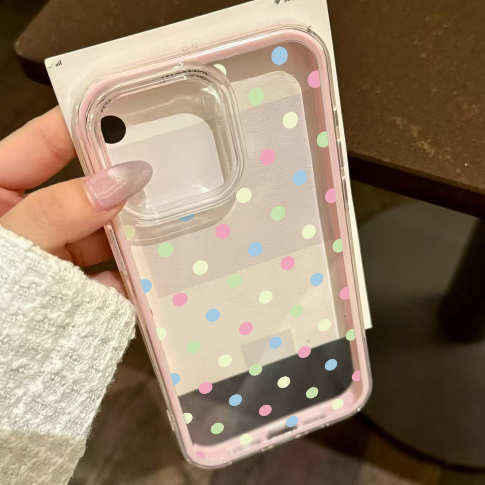 2 in 1 Silicone Phone Case For - Phone Cases Polka Dot のレビューと価格