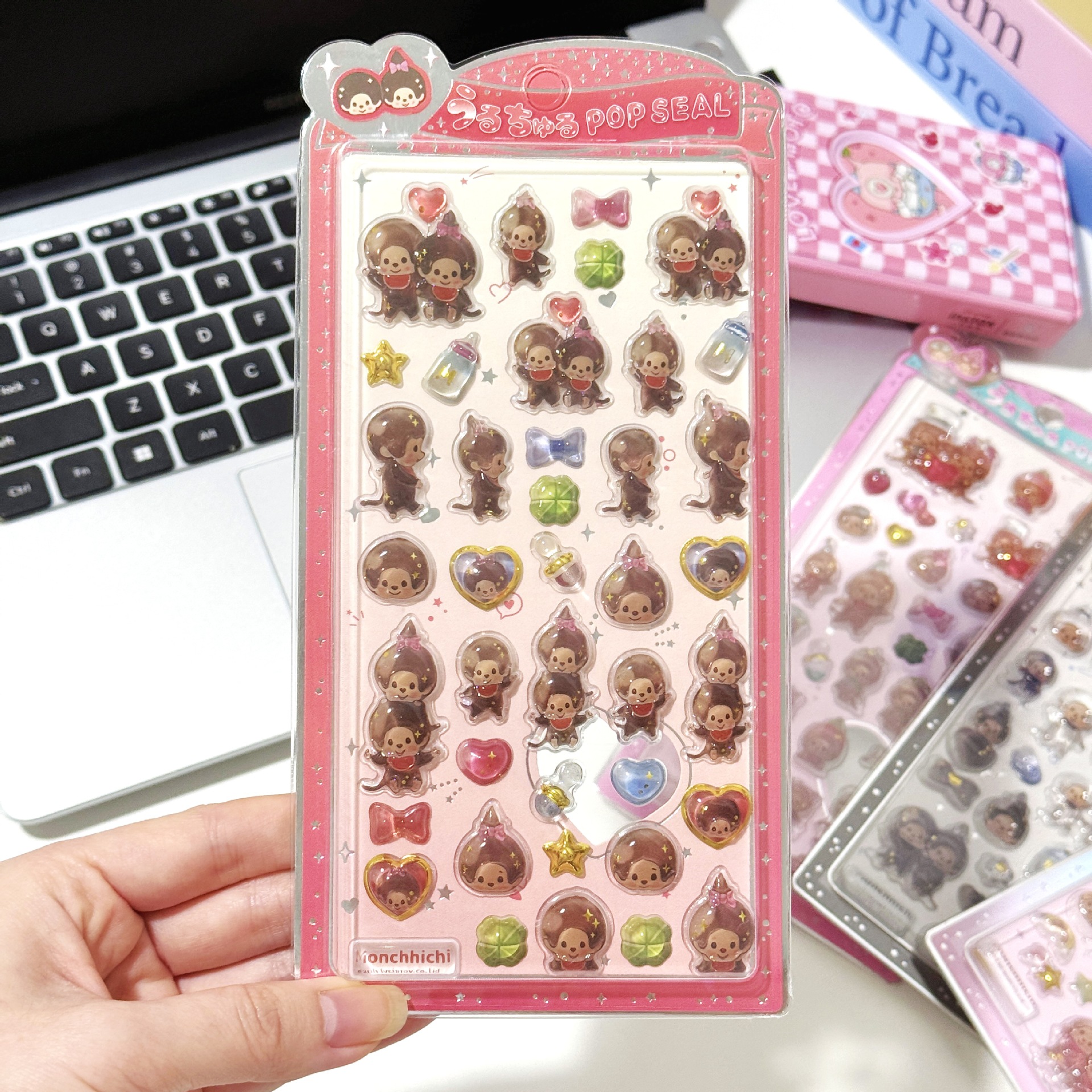 Cute and Qiqi 3D 3D 3D sticker - Phone Cases Girly のレビューと価格
