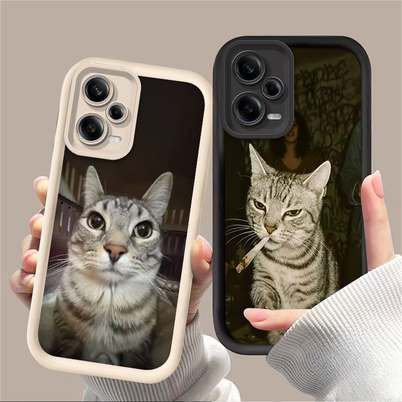Trendy Cat Smoking Phone Case  - Phone Cases Cat のレビューと価格