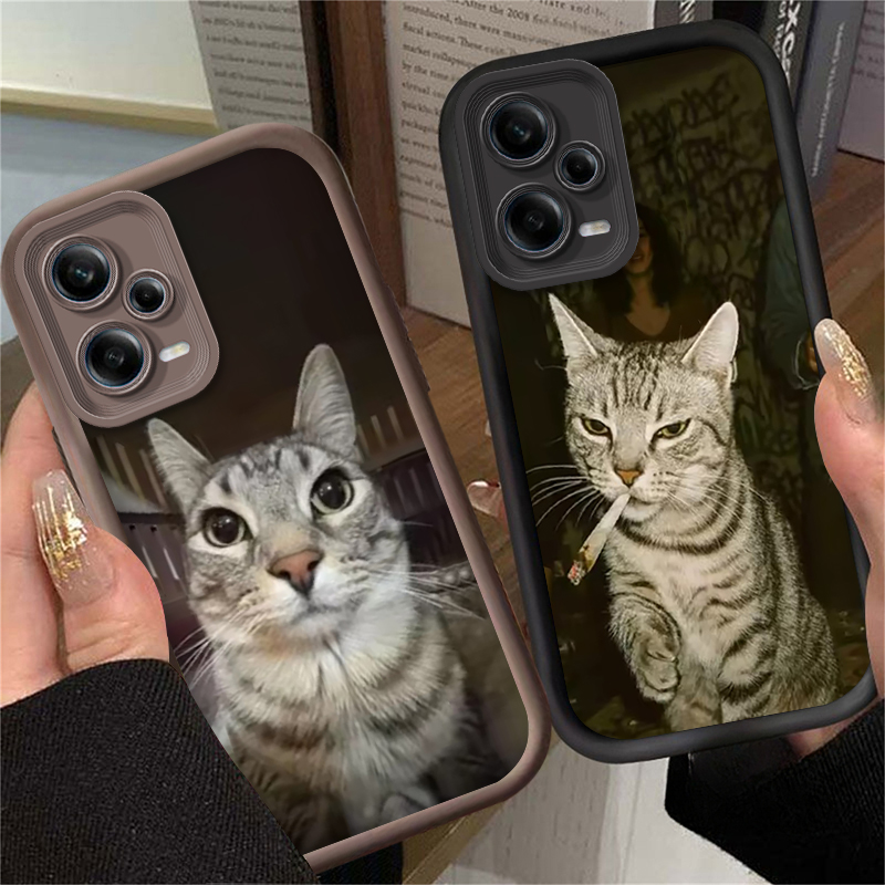 Trendy Cat Smoking Phone Case  - Phone Cases Cat のレビューと価格