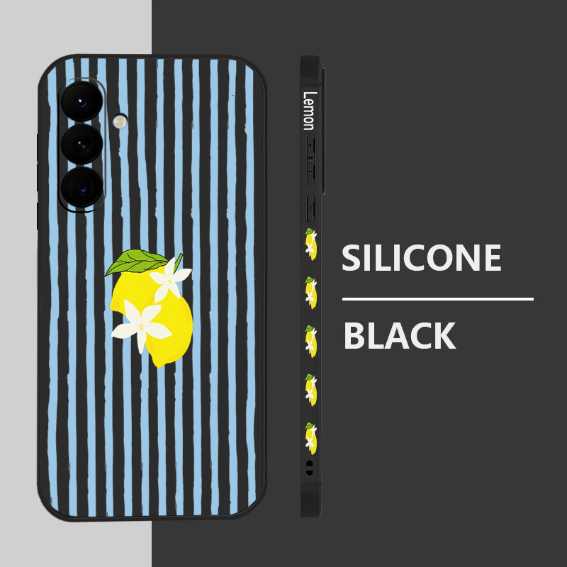 Stripe Lemon Print TPU Phone C - Phone Cases Galaxy S23 のレビューと価格