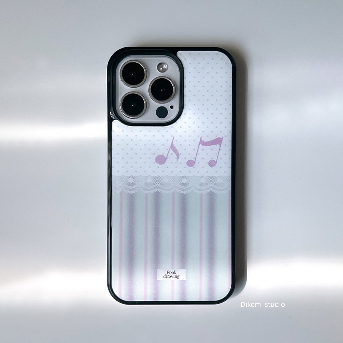 Korean Ins Polka Dots Lace Ros - Phone Cases Polka Dot のレビューと価格