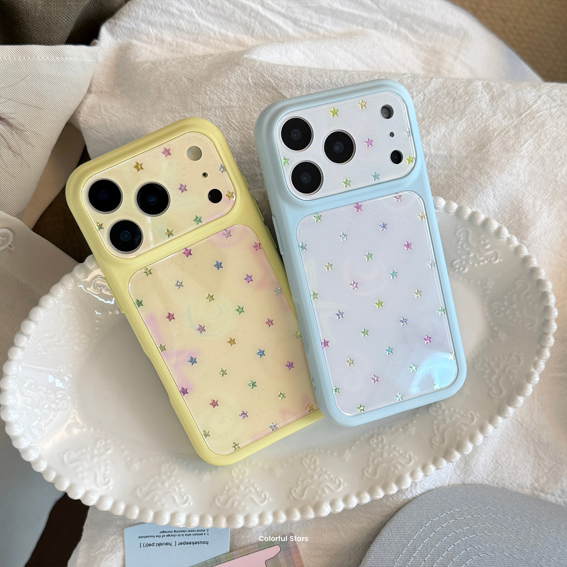 Korean Full Screen Gilding Col - Phone Cases Korean のレビューと価格