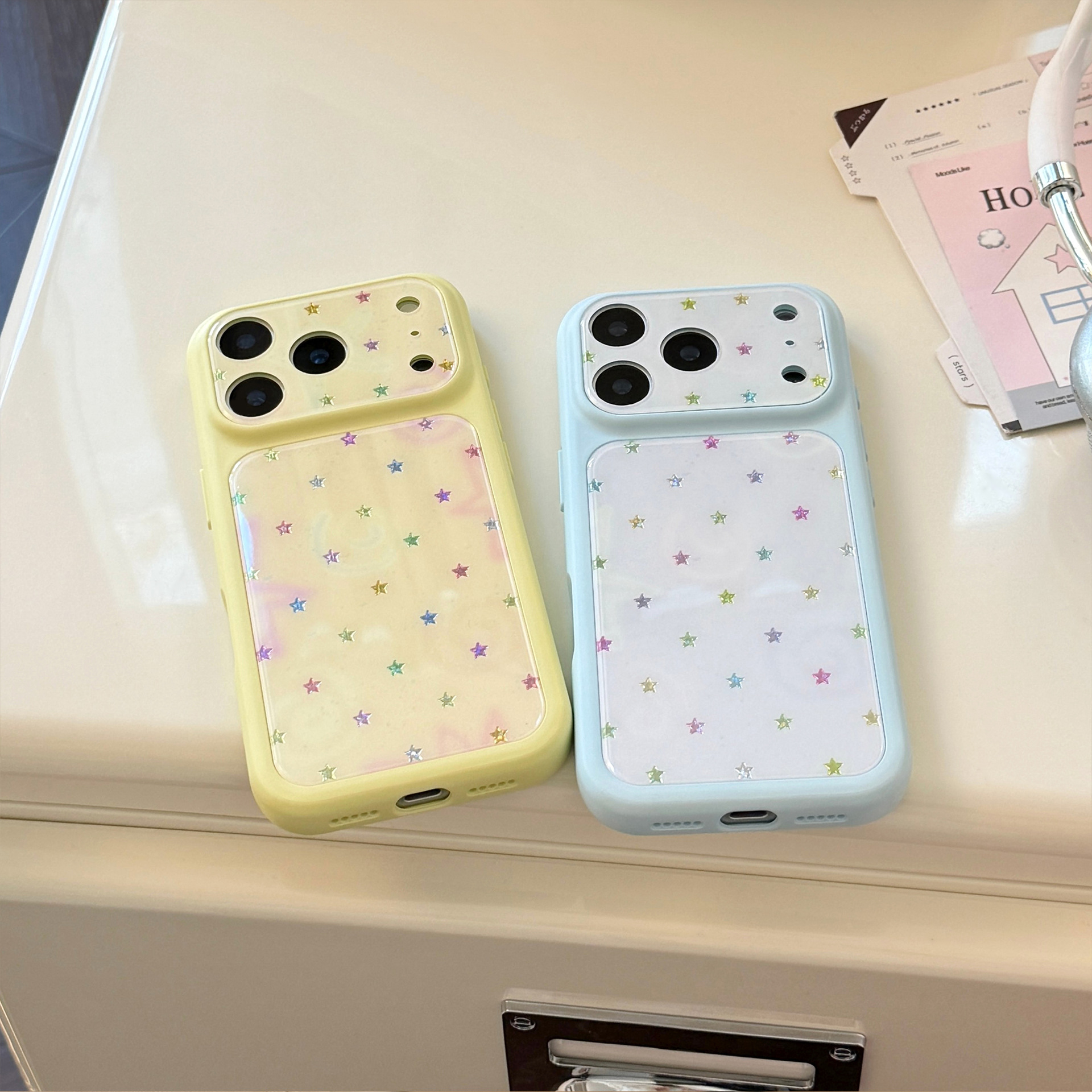 Korean Full Screen Gilding Col - Phone Cases Korean のレビューと価格