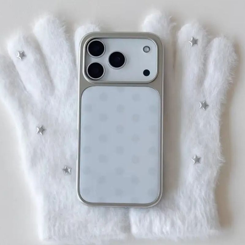 Korean Ins Minimalist Blue Pol - Phone Cases Polka Dot のレビューと価格