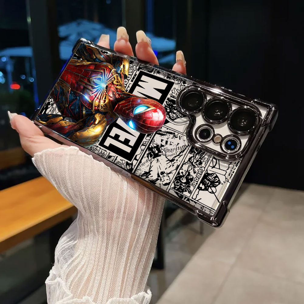 Marvel Spiderman Ironman Comic - Phone Cases Galaxy S23 のレビューと価格