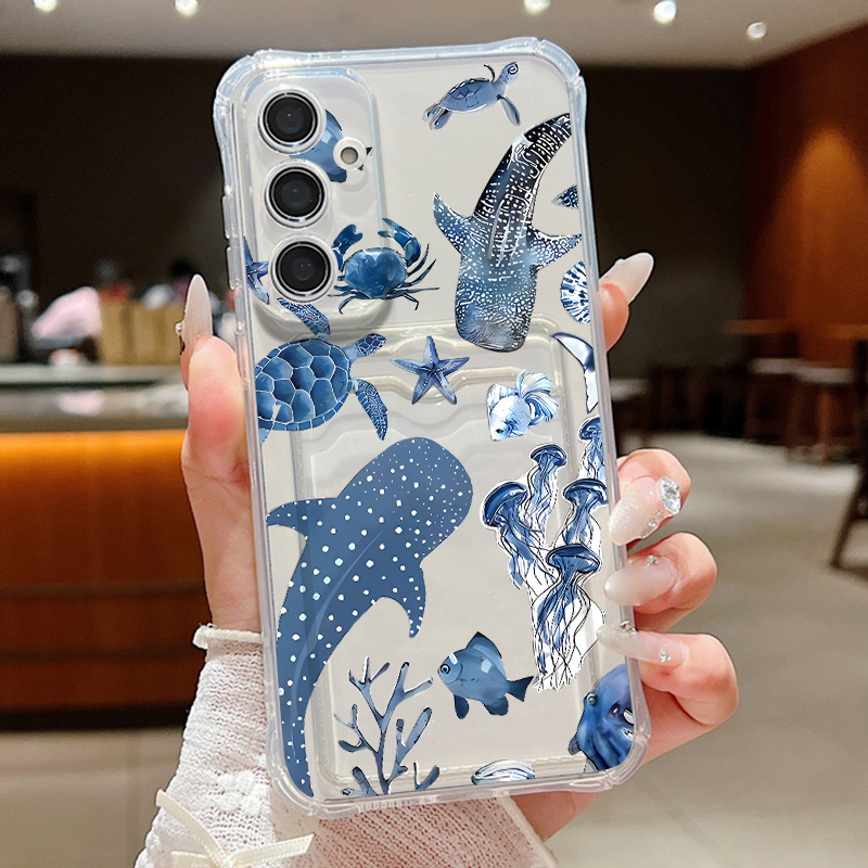 Ocean Whale Pattern Phone Case - Phone Cases Galaxy A17 のレビューと価格