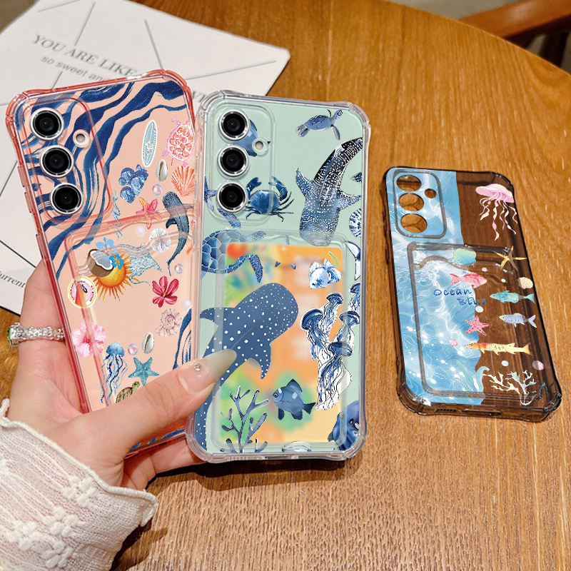 Ocean Whale Pattern Phone Case - Phone Cases Galaxy A17 のレビューと価格