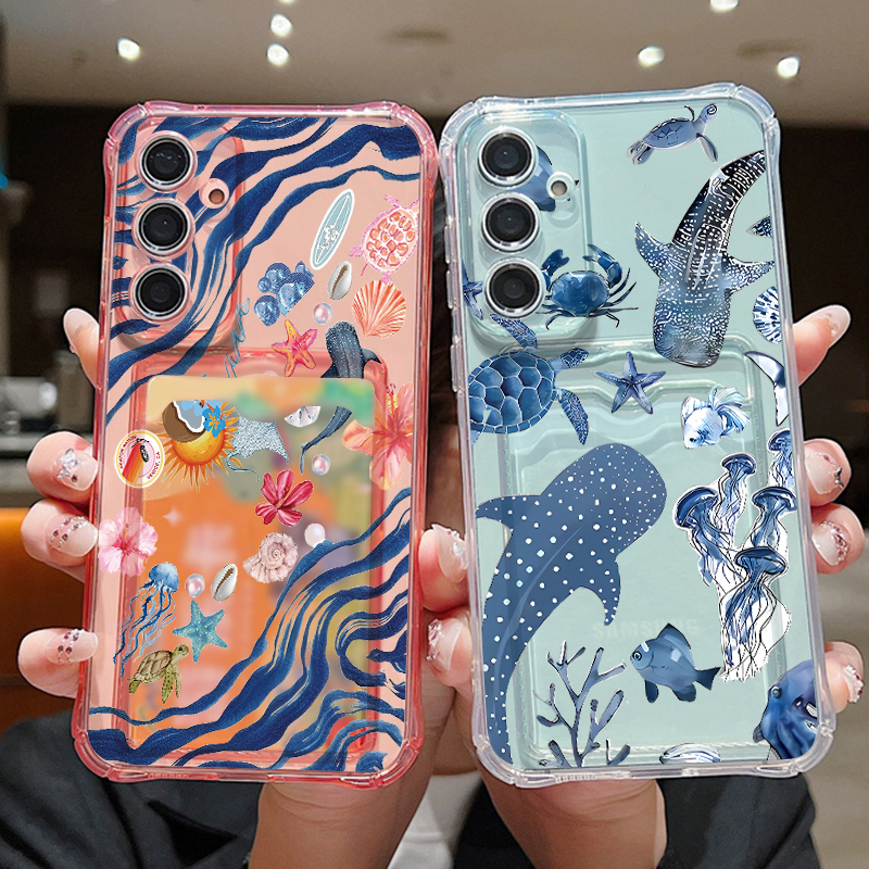 Ocean Whale Pattern Phone Case - Phone Cases Galaxy A17 のレビューと価格