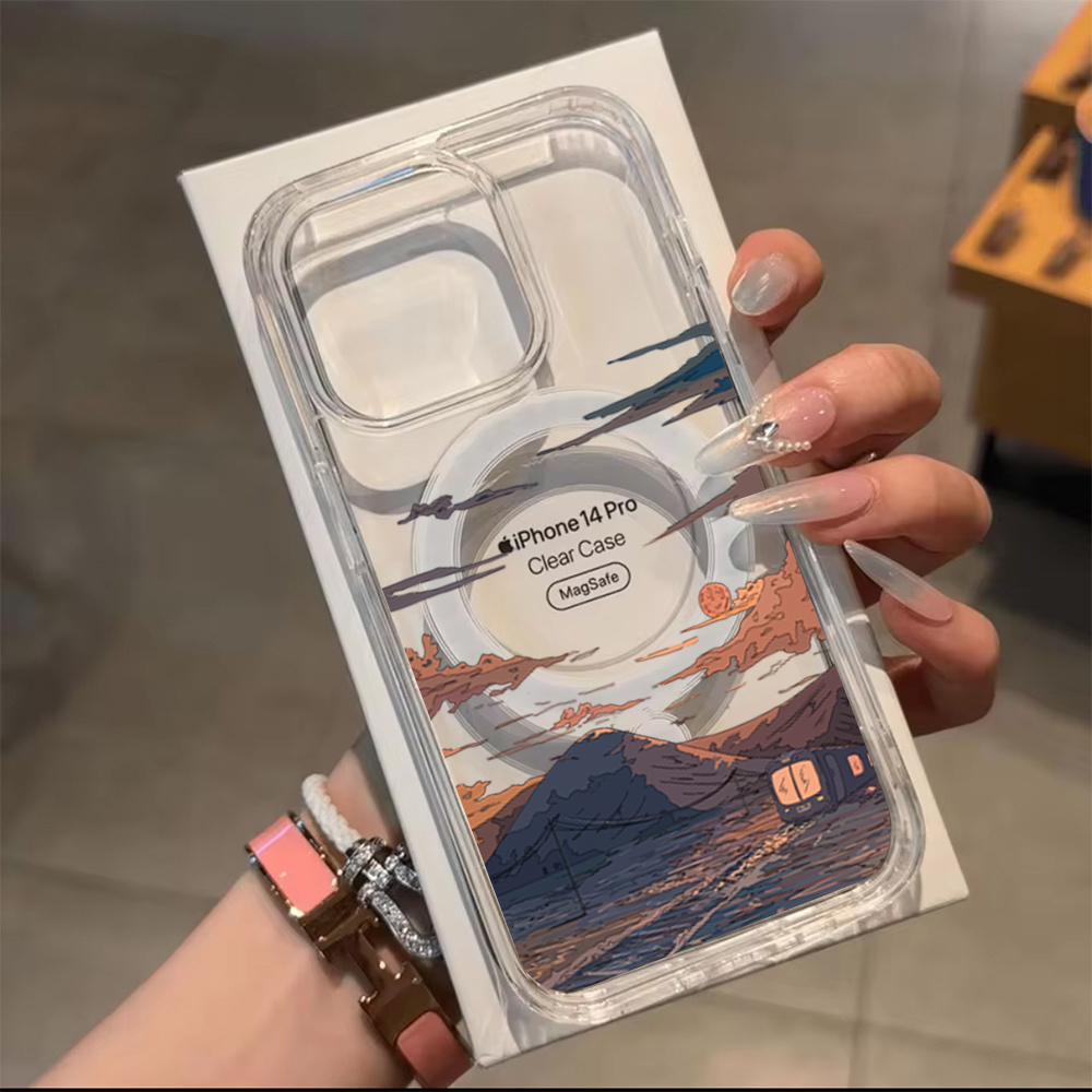 Sunset Pattern Fashion Phone C - Phone Cases Magsafe のレビューと価格
