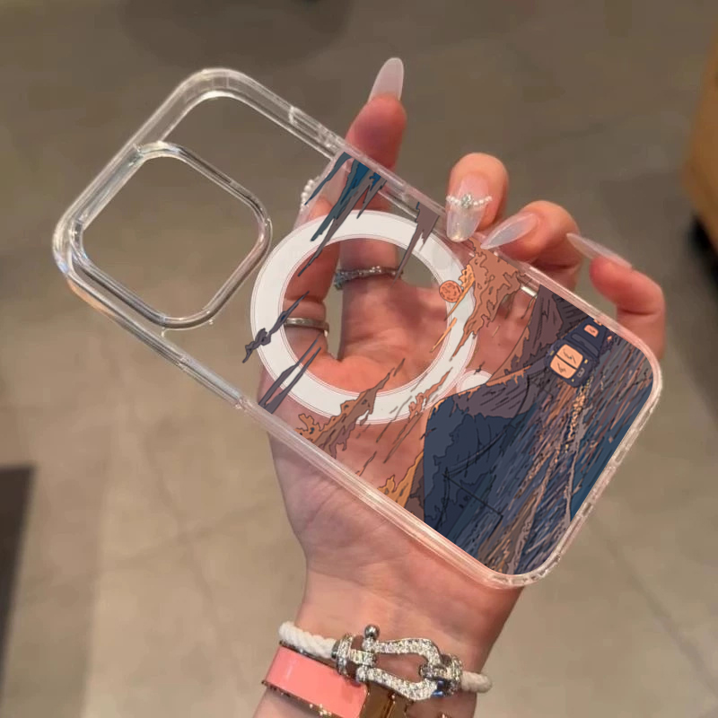 Sunset Pattern Fashion Phone C - Phone Cases Magsafe のレビューと価格