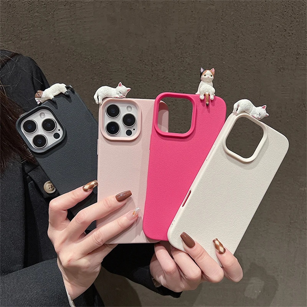 Cute 3D Cat Korea Lovely Case  - Phone Cases Cat のレビューと価格