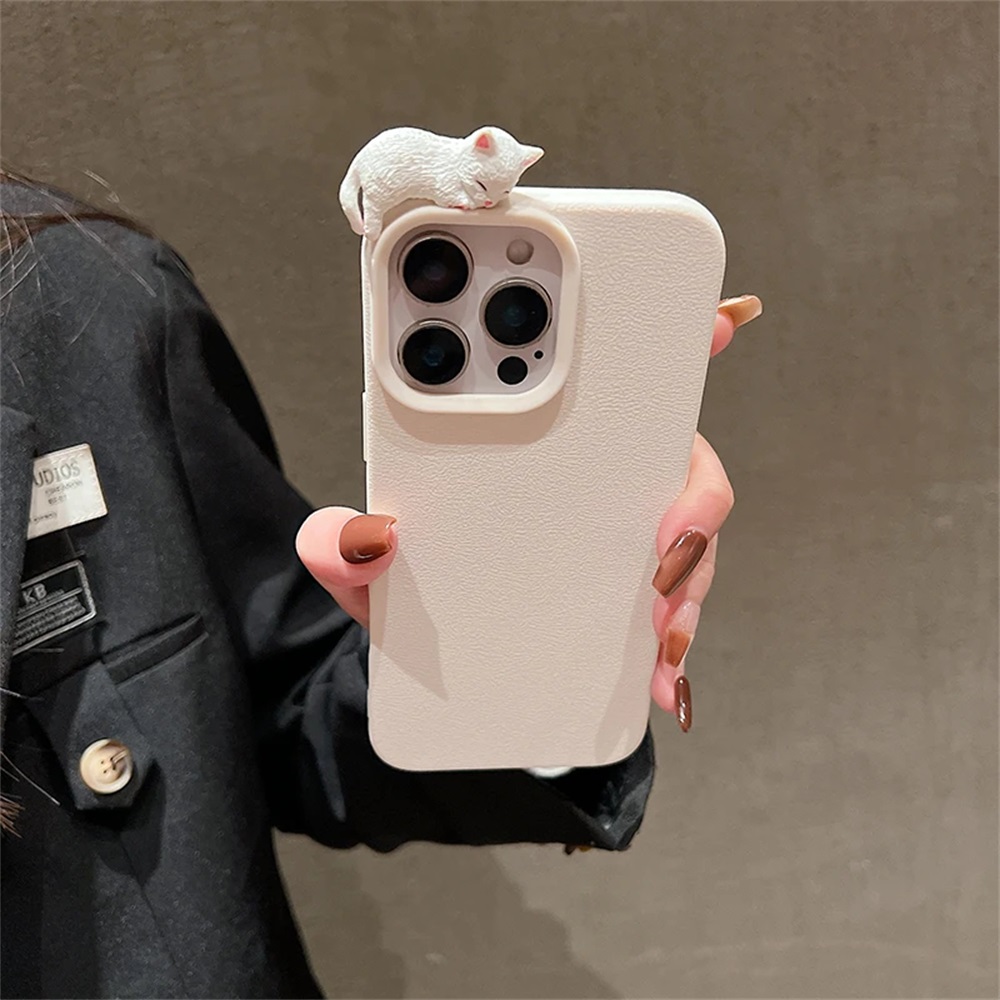 Cute 3D Cat Korea Lovely Case  - Phone Cases Cat のレビューと価格
