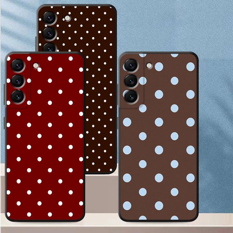 Retro Polka Dots Case for Sams - Phone Cases Polka Dot のレビューと価格