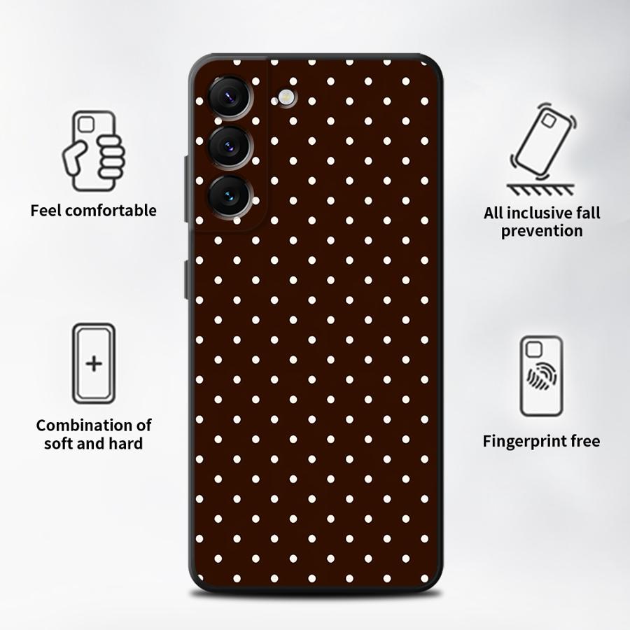 Retro Polka Dots Case for Sams - Phone Cases Polka Dot のレビューと価格