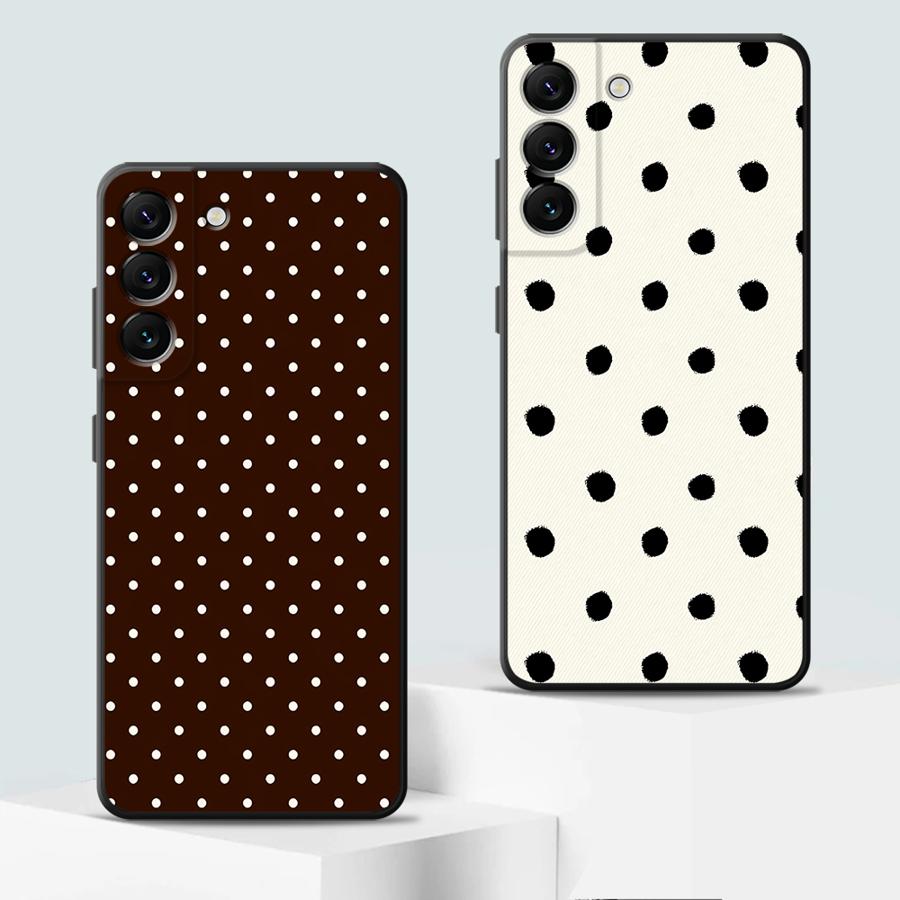 Retro Polka Dots Case for Sams - Phone Cases Polka Dot のレビューと価格