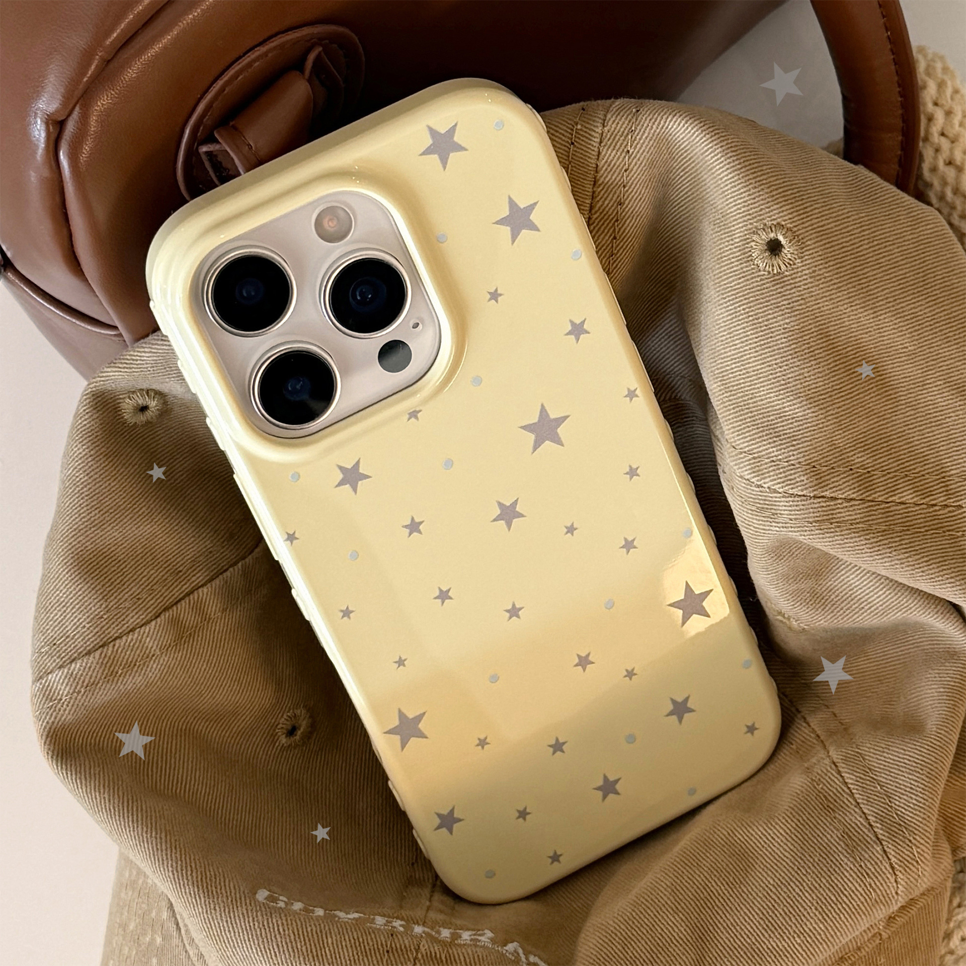 Korean Style Yellow Full Scree - Phone Cases Korean のレビューと価格