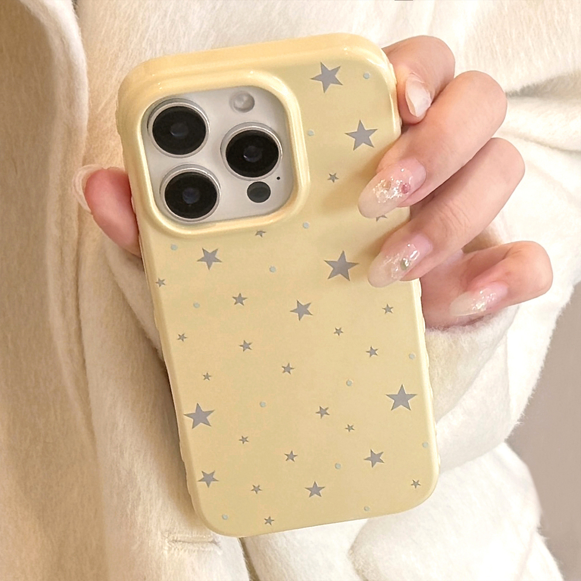 Korean Style Yellow Full Scree - Phone Cases Korean のレビューと価格