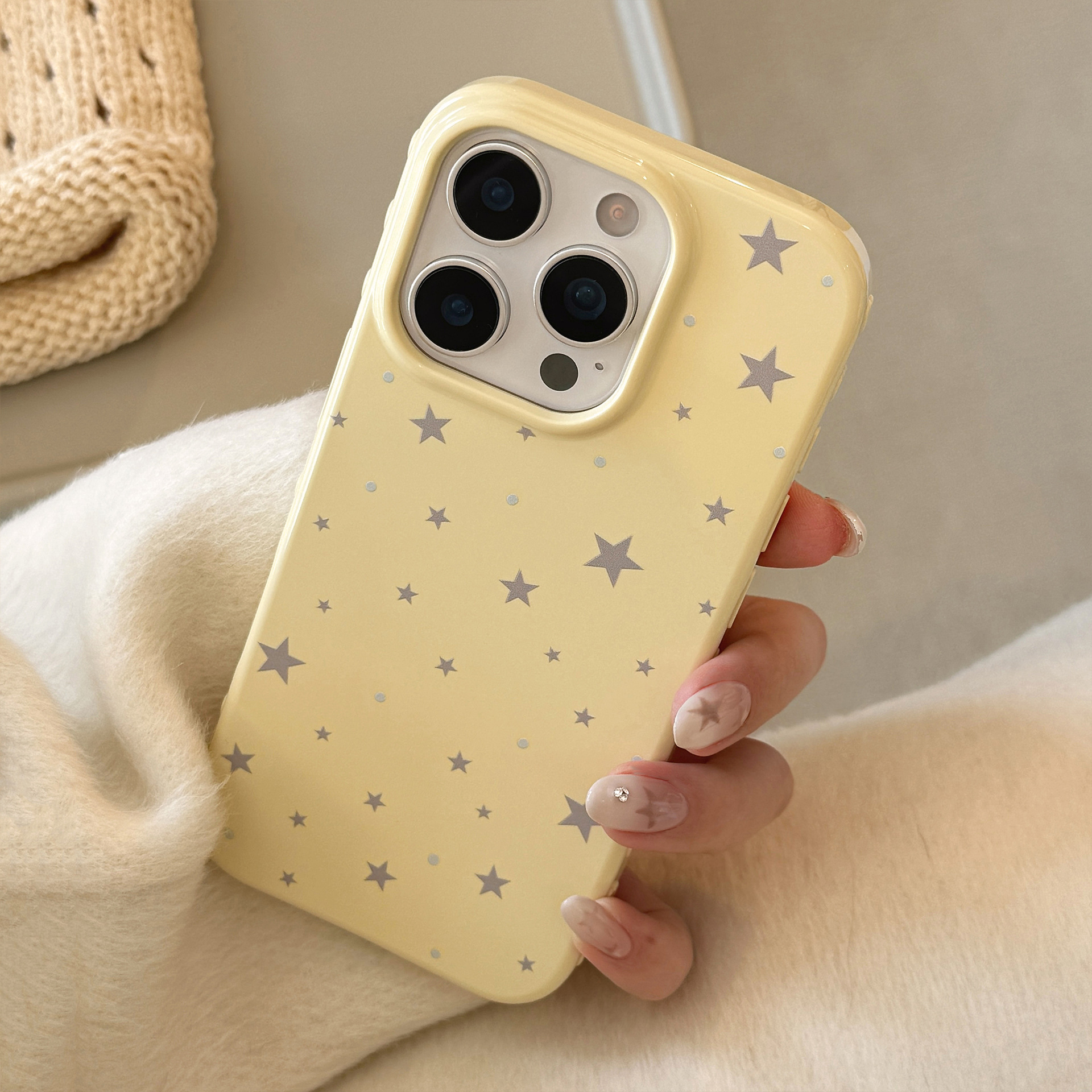 Korean Style Yellow Full Scree - Phone Cases Korean のレビューと価格