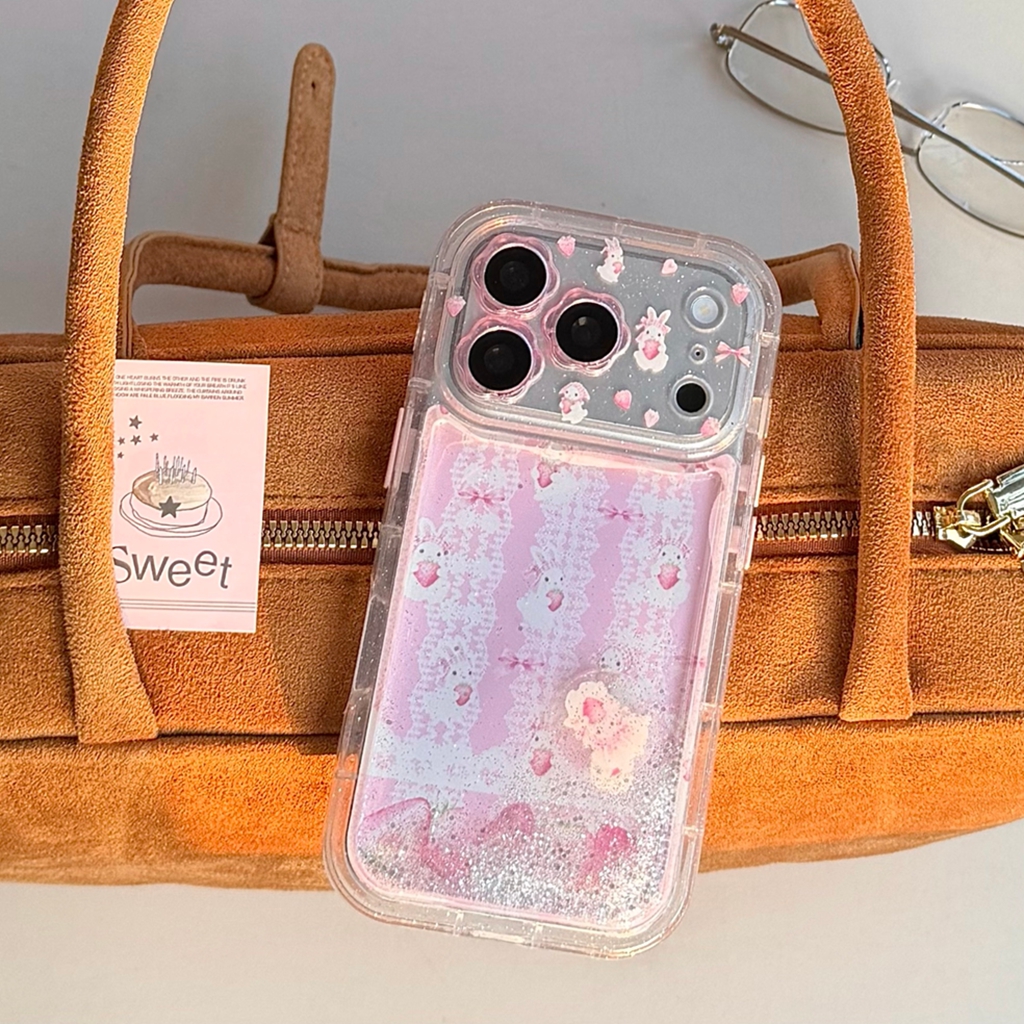 Korean Style Girl Pink Cartoon - Phone Cases Girly のレビューと価格