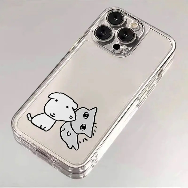 New Korean Ins Cute Puppy Cat  - Phone Cases Cat のレビューと価格