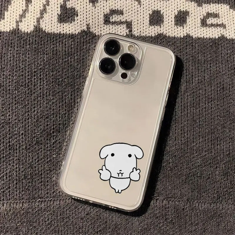 New Korean Ins Cute Puppy Cat  - Phone Cases Cat のレビューと価格
