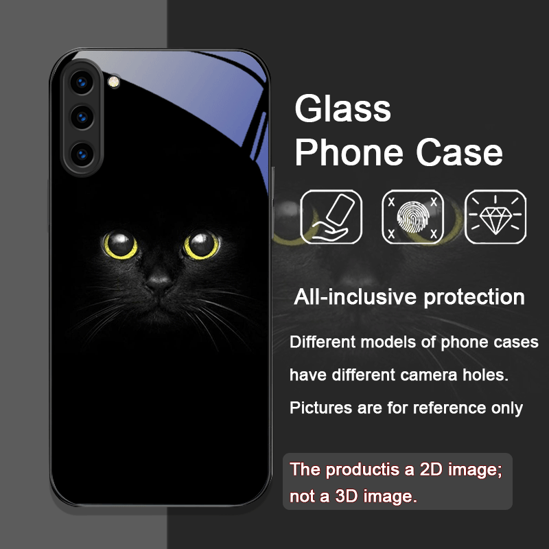 Black Personality Cool Cat Tem - Phone Cases Cat のレビューと価格