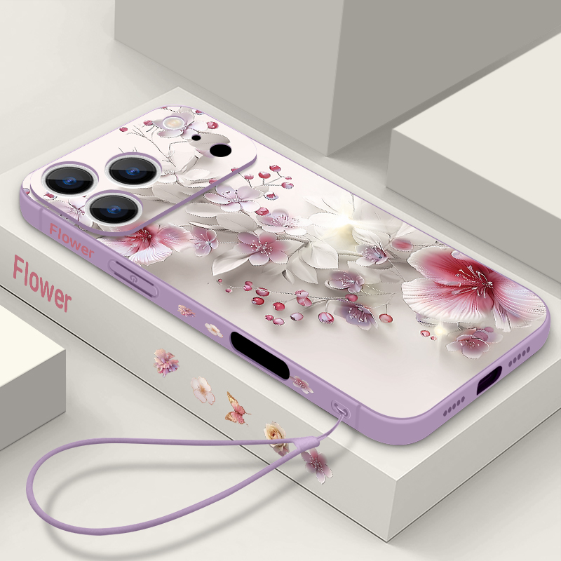 Pink White Flower Case For iPh - Phone Cases Magsafe のレビューと価格