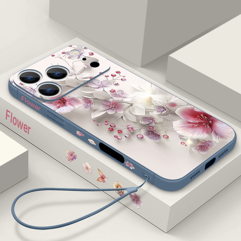 Pink White Flower Case For iPh - Phone Cases Magsafe のレビューと価格