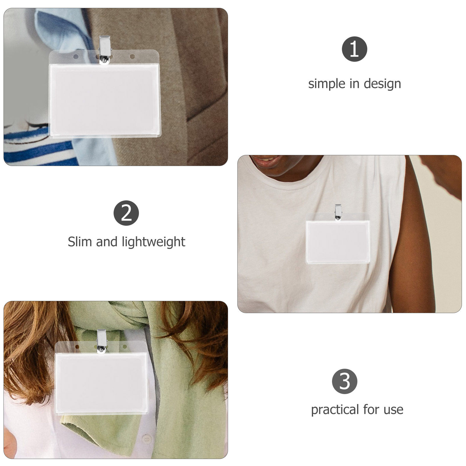 5Pcs Id Holder Premium Hard Pl - Card Holder Slim Case のレビューと価格