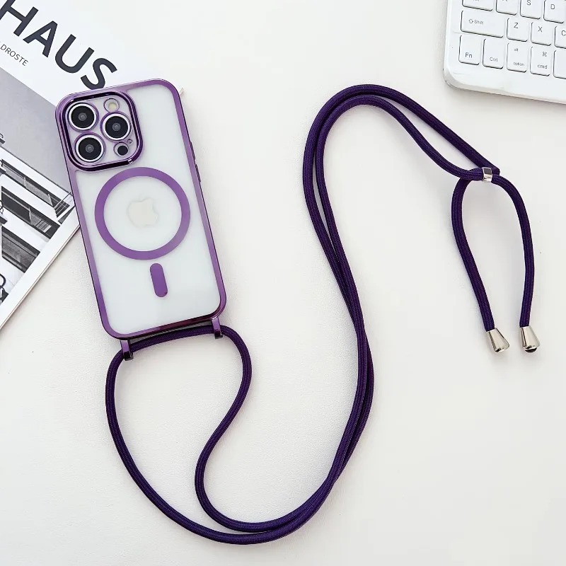 Crossboby Lanyard Plating Phon - Phone Cases Magsafe のレビューと価格