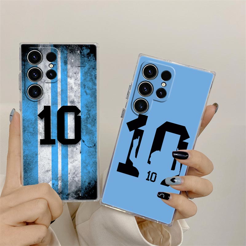 Cool Football Number 10 Transp - Phone Cases Galaxy S23 のレビューと価格