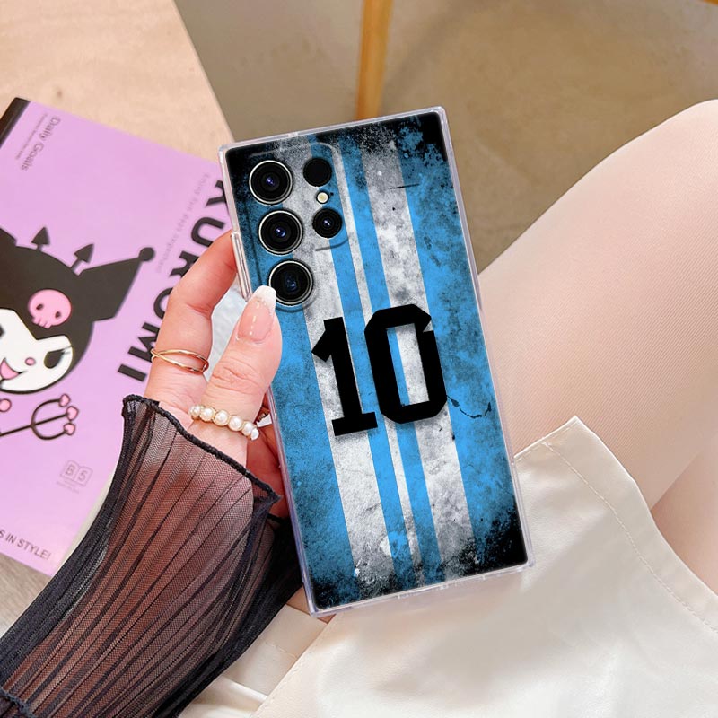 Cool Football Number 10 Transp - Phone Cases Galaxy S23 のレビューと価格