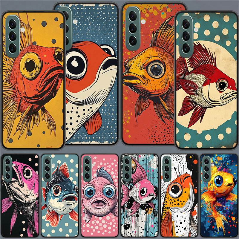 Pop Art Drawing Ideas Fish Pho - Phone Cases Drawing Ideas のレビューと価格