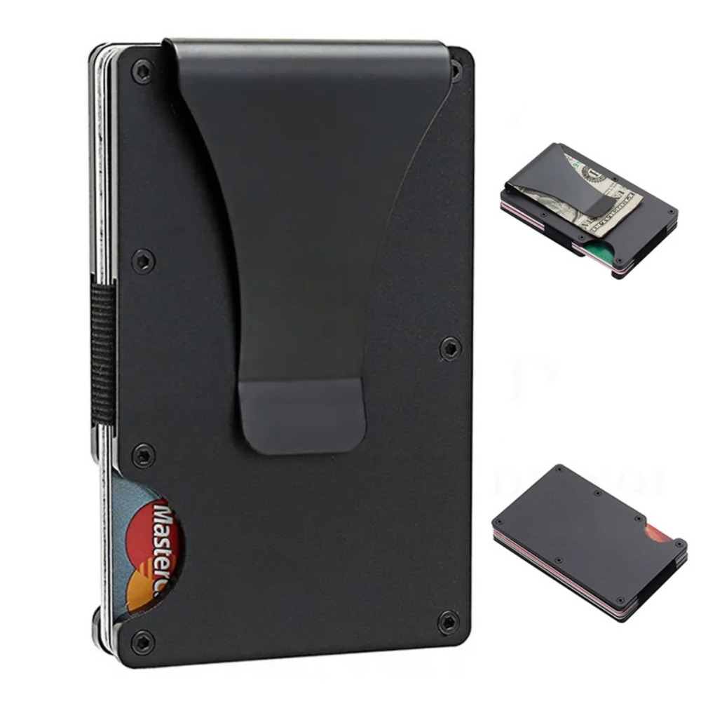 Aluminum Alloy Rfid Blocking C - Card Holder Slim Case のレビューと価格
