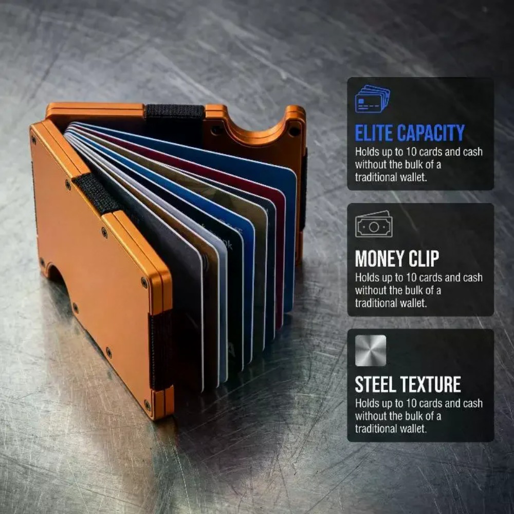 Aluminum Alloy Rfid Blocking C - Card Holder Slim Case のレビューと価格